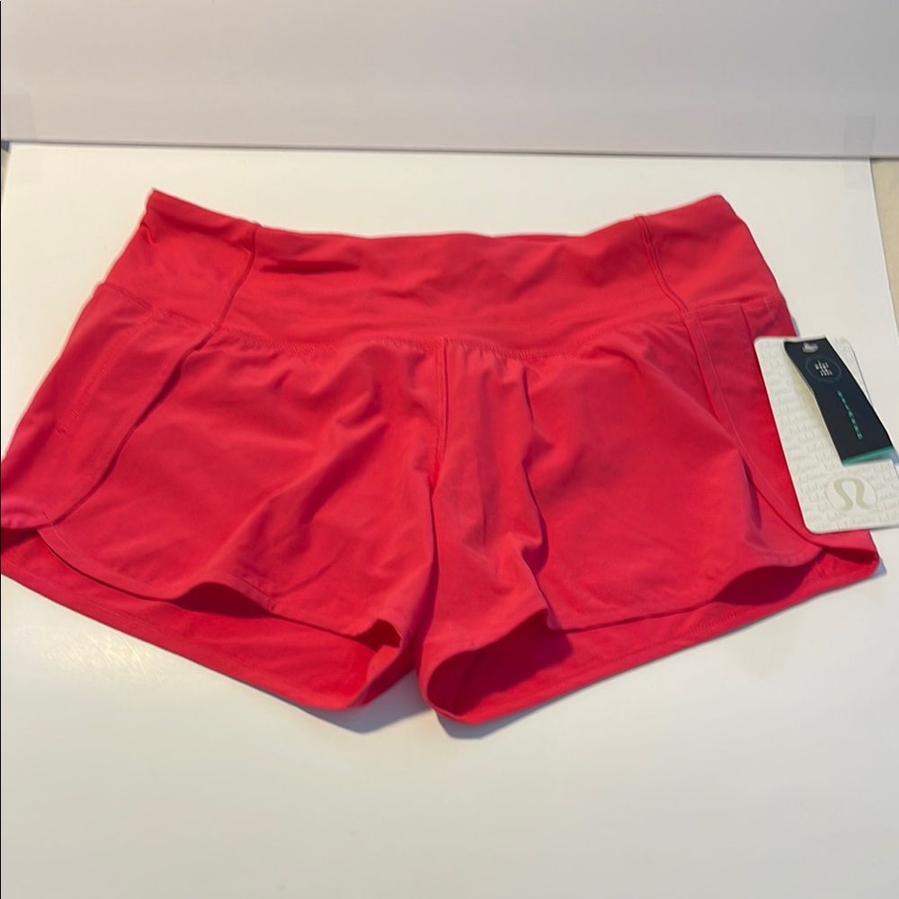 lululemon athletica Pink Athletic Shorts Performance Fabric